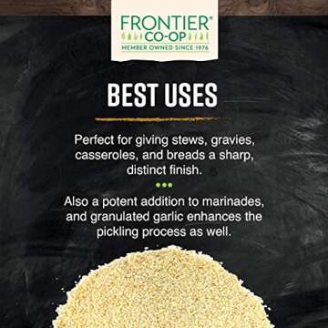 Premium Frontier Co-op Garlic Granules for Culinary Delight