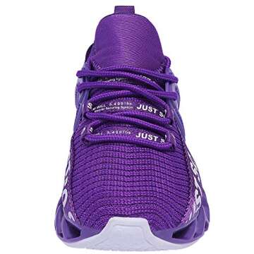 UMYOGO Kids Lightweight Tennis Running Sneakers in Purple