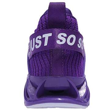 UMYOGO Kids Lightweight Tennis Running Sneakers in Purple