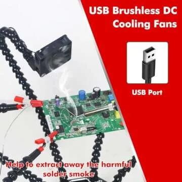 Helping Hands Soldering Station Magnifier for Crafts and Repairs