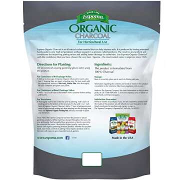 Espoma Organic Charcoal for Horticultural Use, All Natural Carbon Material Helps Improve Drainage in...