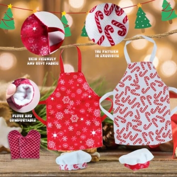 CAILESS Christmas Elf Accessories - 28Pcs Cooking Set