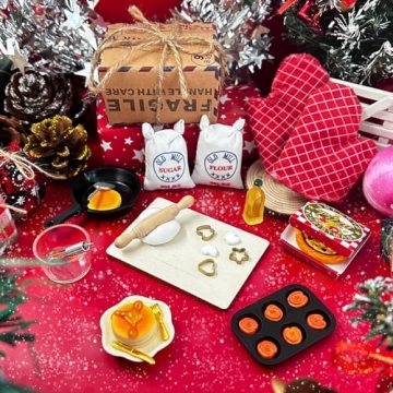 CAILESS Christmas Elf Accessories - 28Pcs Cooking Set