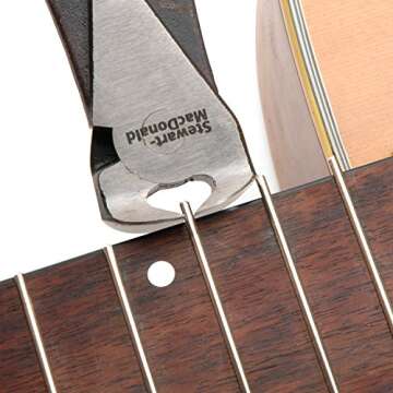 StewMac Fret Cutter, Specially Hardened Steel Jaws, Custom Designed for Guitar Fret Work, Profiled &...