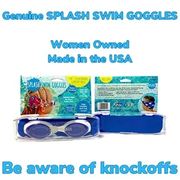 Colorful Splash Place Swim Goggles for Kids and Adults