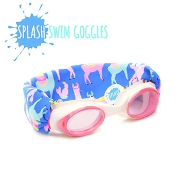 Colorful Splash Place Swim Goggles for Kids and Adults