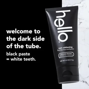 Vegan Activated Charcoal Toothpaste Fluoride-Free Whitening