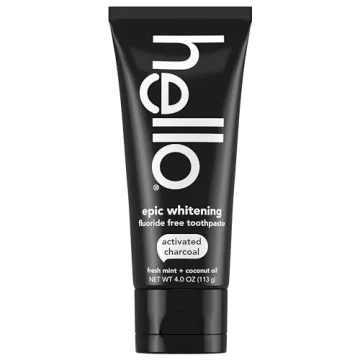 Vegan Activated Charcoal Toothpaste Fluoride-Free Whitening