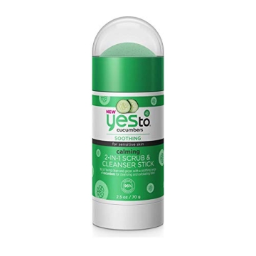 Yes To Cucumbers 2-in-1 Scrub & Cleanser Stick for Sensitive Skin
