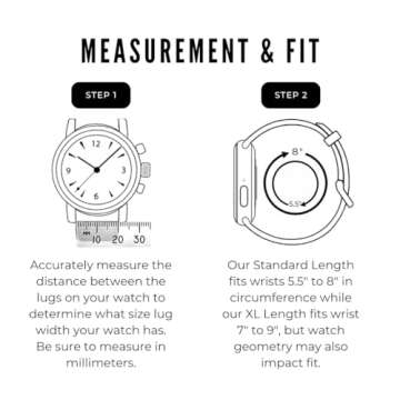 BARTON WATCH BANDS Quick Release Elite Silicone Watch Bands, Black, 20mm