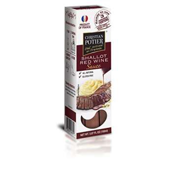 Red Wine and Shallot Gourmet Sauce, Christian Potier - 5.07 oz