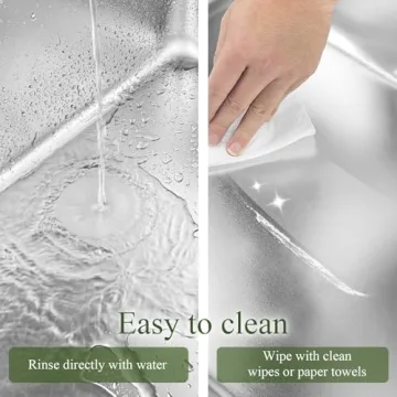 PWTAA Stainless Steel Cat Litter Box, High Side Cats Toilet Metal Litter Box, Pet Cleaning Tool for Cats, Rabbits, Splash-Proof and Non-Stick Cat Poop Box odorless, Camo Paws 15.7" x 11.8" x 3.9"