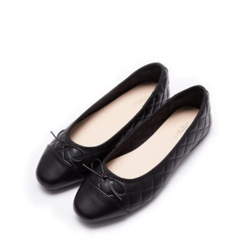 AFEETSING Women’s Cap Toe Ballet Flats – Stylish, Comfortable Shoes for Every Occasion