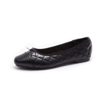AFEETSING Women's Comfortable Cap Toe Ballet Flats