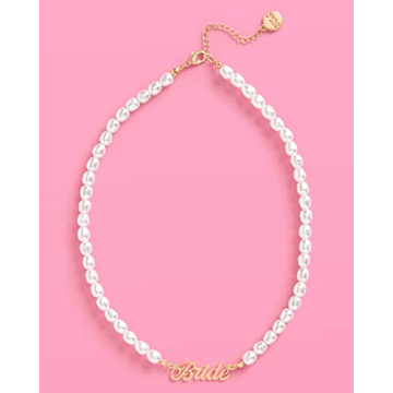 xo, Fetti Bride Pearl Beaded Necklace for Brides