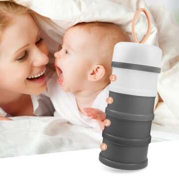Portable Baby Formula Dispenser - Non-Spill & BPA Free