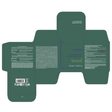 LANEIGE Cica Sleeping Mask: Korean Overnight Mask, Hypoallergenic, Fermented Forest Yeast Extract, Madecassosides, Soothe Stressed Skin, Barrier-Boosting, Dryness, Redness