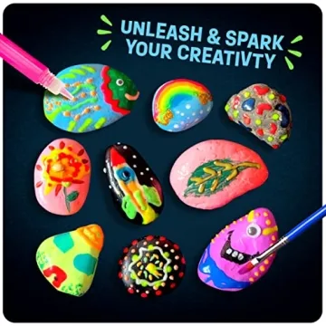 Kids Glow in The Dark Rock Painting Kit Ages 6-12