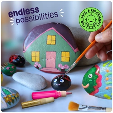 Kids Glow in The Dark Rock Painting Kit Ages 6-12