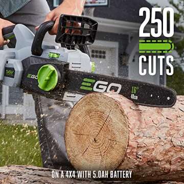 EGO Power+ CS1600 16-Inch 56V Lithium-ion Cordless Chainsaw - Battery and Charger Not Included