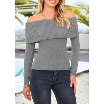 Shop PRETTYGARDEN Women's Cozy Off Shoulder Sweater