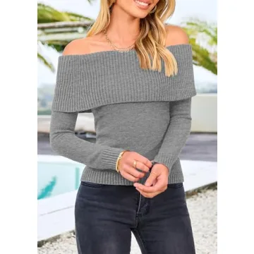 Shop PRETTYGARDEN Women's Cozy Off Shoulder Sweater