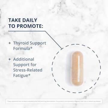 Metagenics Thyrosol Supplement - Supports Thyroid Health* - Supports Fatigue Relief* - with Iodine, Magnesium & More - Non-GMO & Gluten-Free - 90 Count