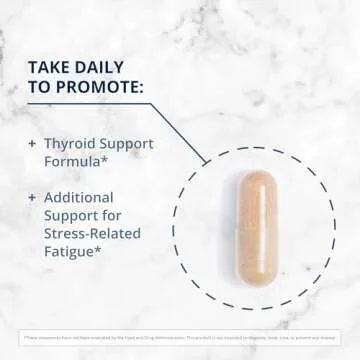 Metagenics Thyrosol Supplement - Supports Thyroid Health* - Supports Fatigue Relief* - with Iodine, Magnesium & More - Non-GMO & Gluten-Free - 90 Count