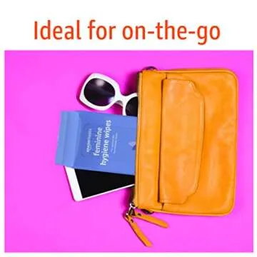 Amazon Basics Feminine Hygiene Wipes, Alcohol Free, pH Balanced, Gynecologist Tested, Fresh Scent, 168 Count (4 Packs of 42)