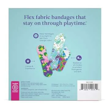 Welly Color Change Bandages - Fun & Flexible for Kids
