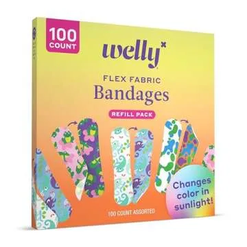 Welly Color Change Bandages - Fun & Flexible for Kids