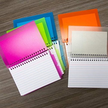 BAZIC 3" X 5" Ruled Index Cards with Colorful Dividers