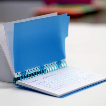 BAZIC 3" X 5" Ruled Index Cards with Colorful Dividers
