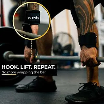 I WILL AESTHETICS Weight Lifting Hooks for Enhanced Grip