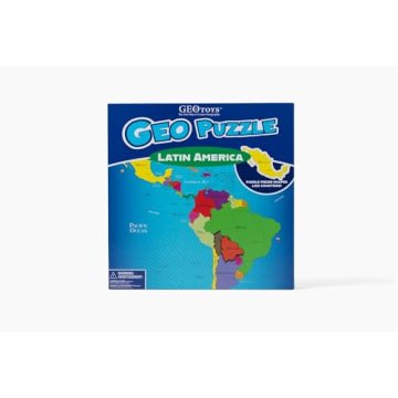 GeoToys GeoPuzzle Latin America 50 Pc Geography Game