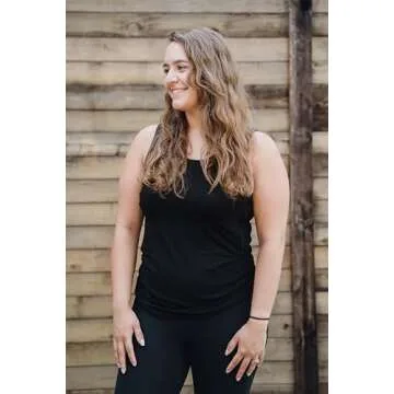 Clever Travel Companion Womens Tank Top with 2 Hidden Zipper Pockets, 100% Pickpocket Proof Holiday Tour Sleeveless Tee Shirt (Black, XXX-Large)