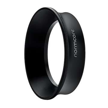 Normcore 54mm Magnetic Dosing Funnel V2 - Espresso Coffee Dosing Ring - 18mm Anodized Aluminum with 8 Neodymium Magnets Fits 54mm Breville Portafilter