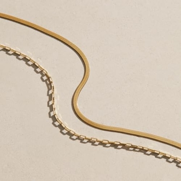 Ana Luisa Link Chain Necklace Adjustable Gold Plated