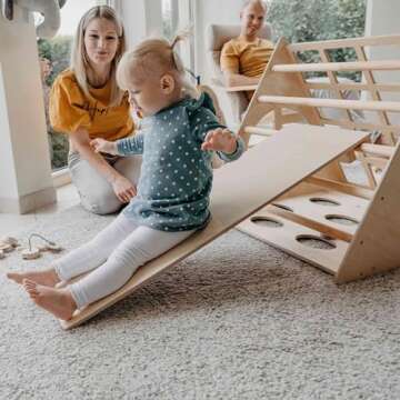 Montessori Climbing Triangle with Ramp for Kids