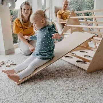 Montessori Climbing Triangle with Ramp for Kids