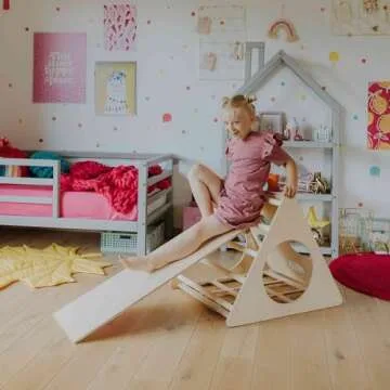 Montessori Climbing Triangle with Ramp for Kids