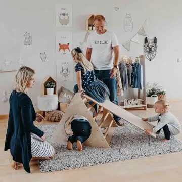 Montessori Climbing Triangle with Ramp for Kids
