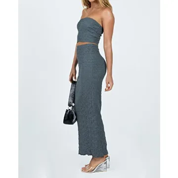 Stylish Women Y2K 2 Piece Skirt Set for All Occasions