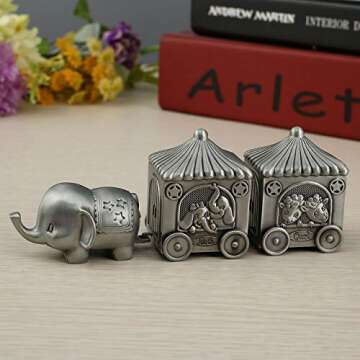 Mogoko Silver Tooth Holder, My First Tooth and Curl Keepsake Box Set, Baby Teeth Fairy Containter Gift Boxes for Child Kids