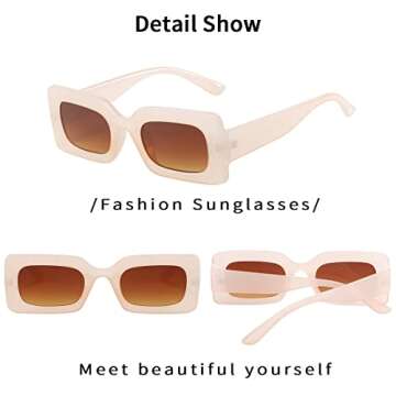Dollger Rectangle Sunglasses for Trendy Fashion Lovers