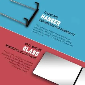 360 Mirror - Adjustable 3-Way Mirror for Self Hair Cuts