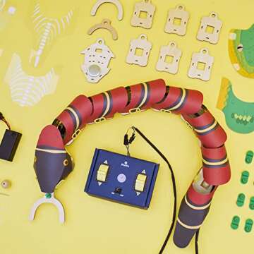 KiwiCo - Remote Controlled Snake Robot, Robotics Learning Toy, Ages 9+