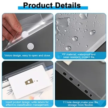 A4 Binder Pocket Set - Durable & Versatile Organization