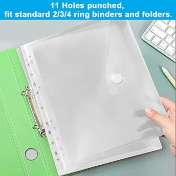 A4 Binder Pocket Set - Durable & Versatile Organization