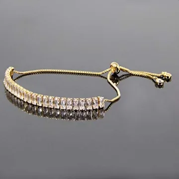 Buy You Women Cubic Zirconia Adjustable Bracelet
